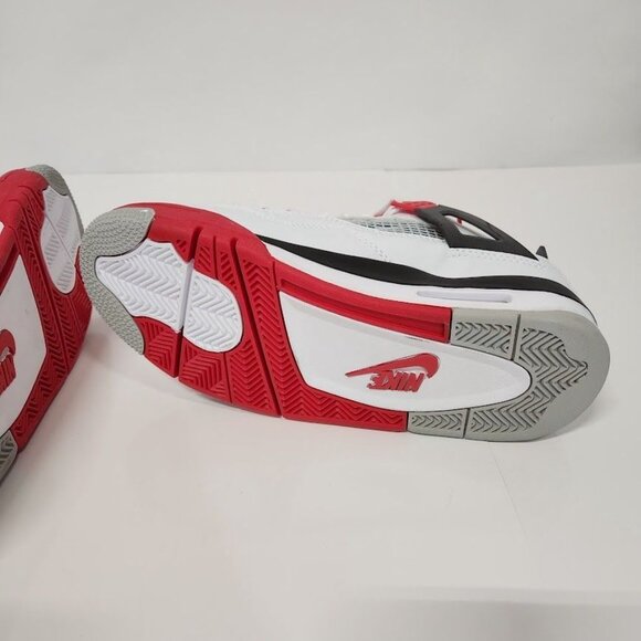 Nike Jordan Air Jordan 4 Retro "Fire Red" sneakers - Size 8.5 - Picture 5 of 7